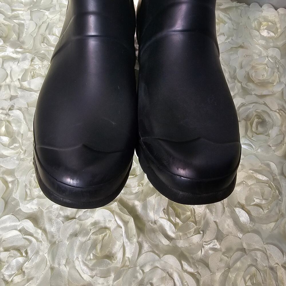 Hunter Original Tall Women's Rain Boots Black W9 - Picture 5 of 9